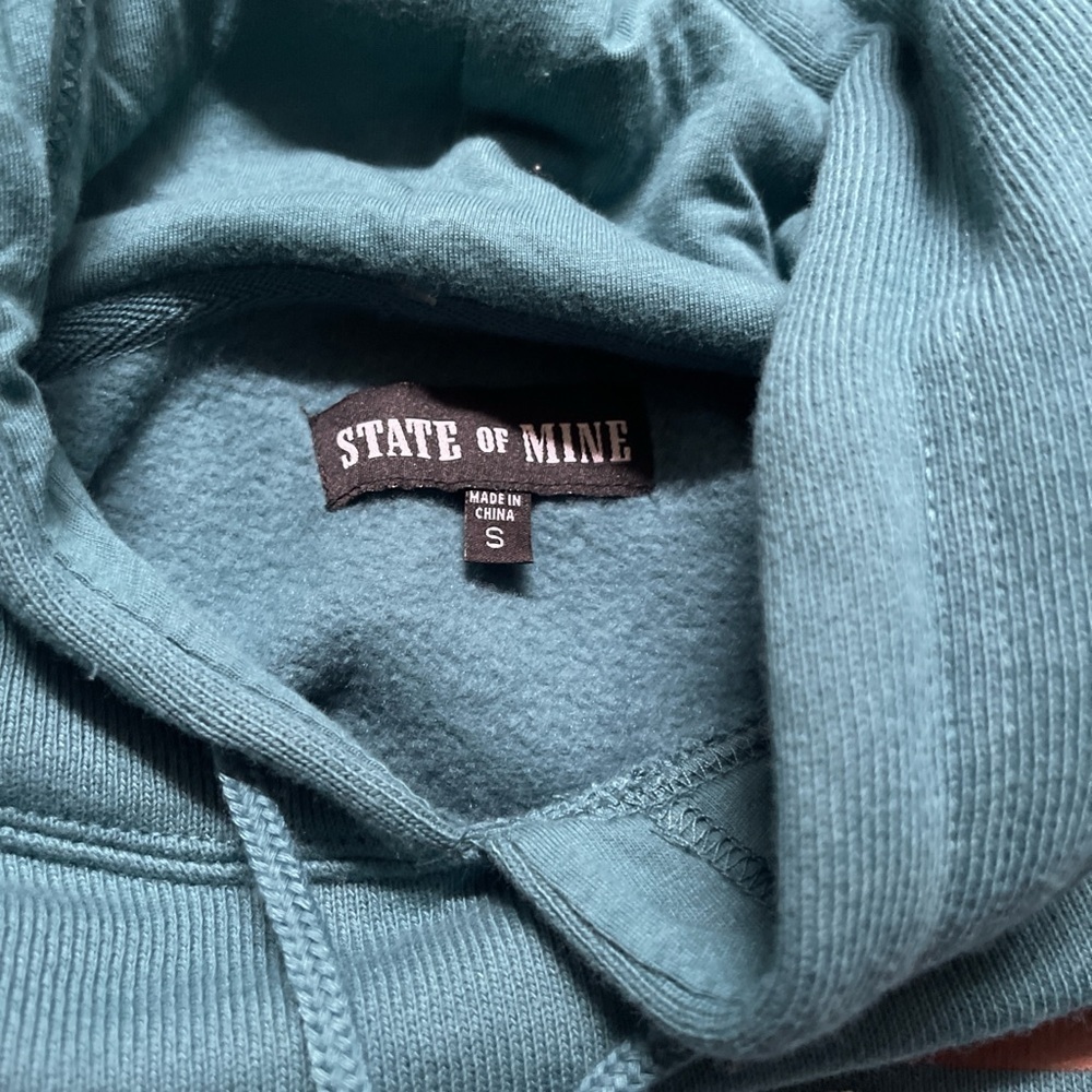 State Of Mine Oklahoma Teal Hoodie - Picture 3 of 8